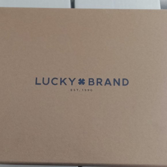 Lucky Brand Veneesha Sandshell cream slingback heels strappy sandal buckle NEW10 - Picture 6 of 7